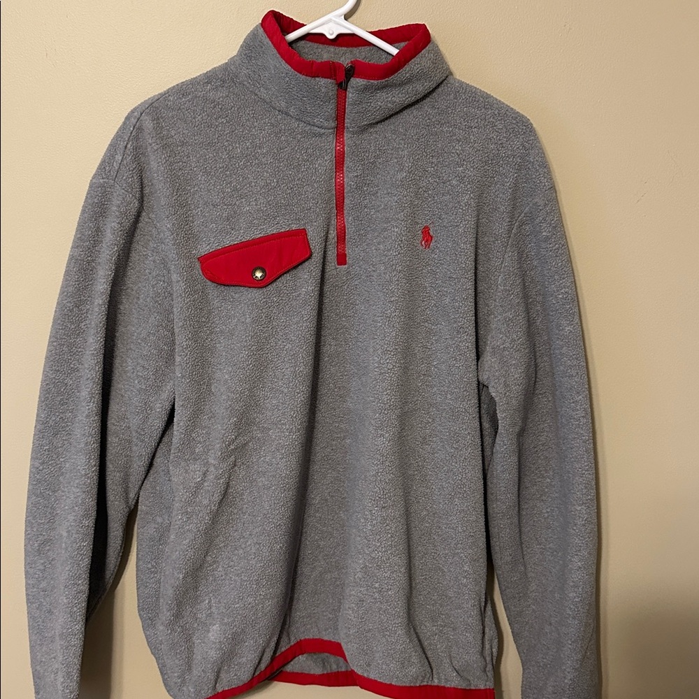 Polo by Ralph Lauren Gray and Red Performance Jacket